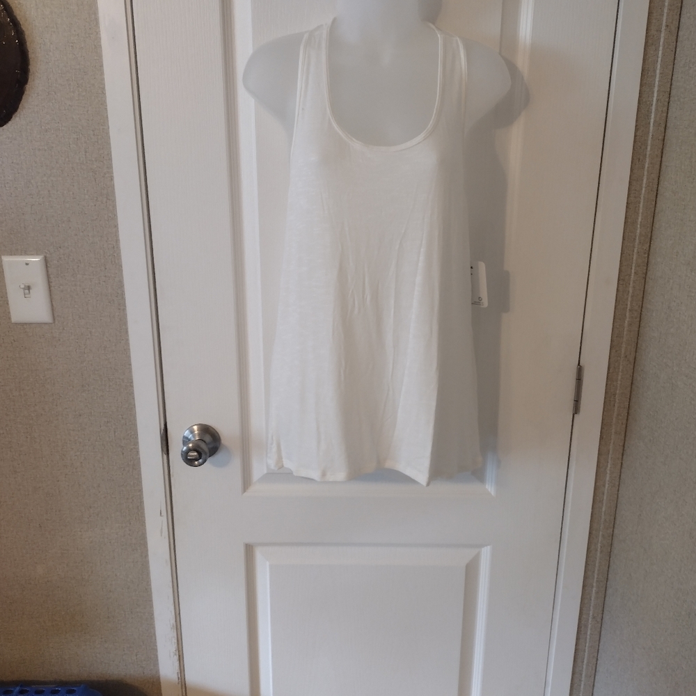 NWT open back yoga top